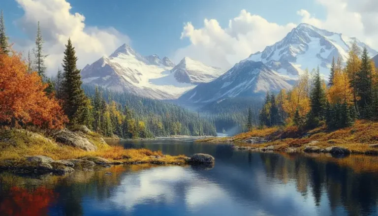 Northern Cascade Mountain Landscape